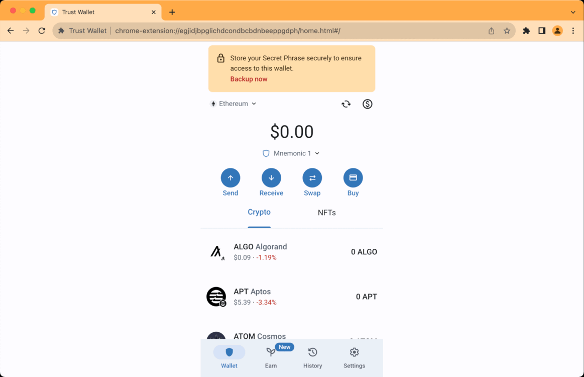 Comprando criptomonedas de un intercambio